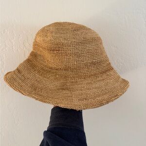 Lack Of Color Beige Straw Hat